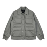 John Richmond Giubbino Tinta Unita con Bottoni per Bambino RBP26036GB GRIGIO JOHN RICHMOND 