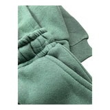 F-MAN completo 2pz tinta unita felpa-pantalone Verde per Neonato NEO1111 VERDE F-MAN 