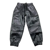 DIXIE pantalone in ecopelle tinta unita Nero per Bambina PHT3200G67 NERO DIXIE 