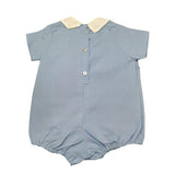 Seerose Pagliaccetto Tinta Unita con Colletto per Neonata 517 AZZURRO SEEROSE 