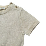 Michael Kors Abito Mezza Manica tinta unita Oro per Bambina R30310J ORO MICHAEL KORS 