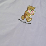 Moschino Abito Tinta Unita con Stampa per Bambina HDV0HE LILLA MOSCHINO 