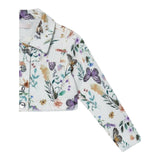 Liu Jo Giubbino Tinta Unita Stampa Fantasia Floreale per Bambina KA5059 BIANCO LIU JO 