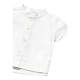 Mayoral Camicia Tinta Unita Mezza Manica per Neonato 1101 BIANCO MAYORAL 