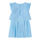 Mayoral Tuta Intera Tinta Unita Mezza Manica per Bambina 3871 AZZURRO MAYORAL 