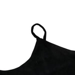 Lu Lu By Miss Grant Top Tinta Unita A Bretelle per Bambina LL3473 NERO LU LU BY MISS GRANT 