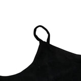 Lu Lu By Miss Grant Top Tinta Unita A Bretelle per Bambina LL3473 NERO LU LU BY MISS GRANT 