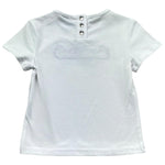 Trussardi T-Shirt Girocollo Tinta Unita con Logo per Neonato TIP26124TS BIANCO TRUSSARDI 