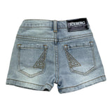 Iceberg Bermuda In Denim Tinta Unita con Girovita Regolabile per Neonato BMICE5100BNX AZZURRO ICEBERG 