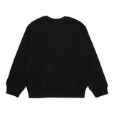 DIESEL felpa chiusa girocollo tinta unita con stampa Nero per Bambino J01787 NERO DIESEL 