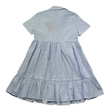 Saint Barth Abito Mezza Manica Fantasia A Righe per Bambina MISSY00 AZZURRO SAINT BARTH 