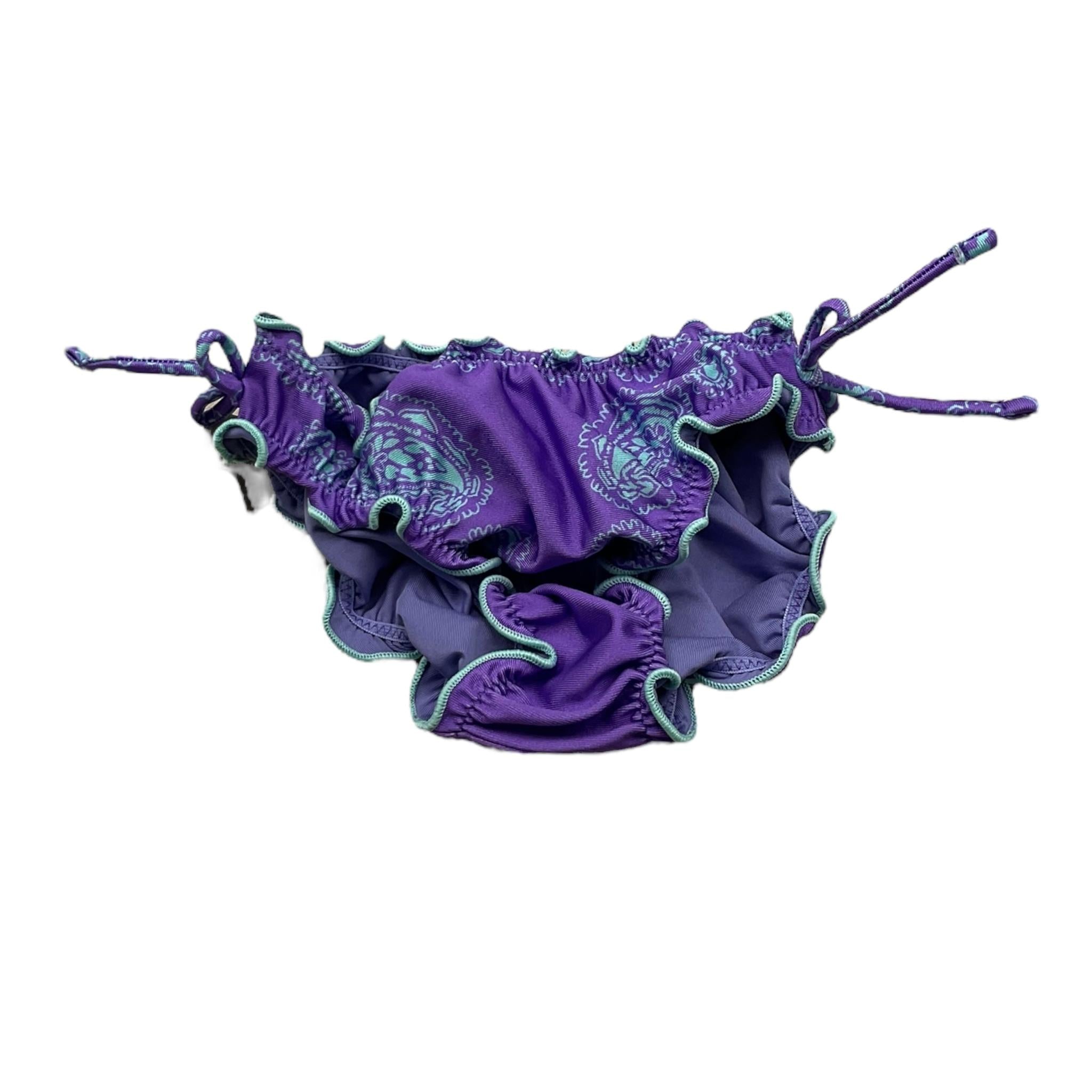 F**K Costume Modello Slip Tinta Unita per Neonata FK219316 VIOLA F**K 