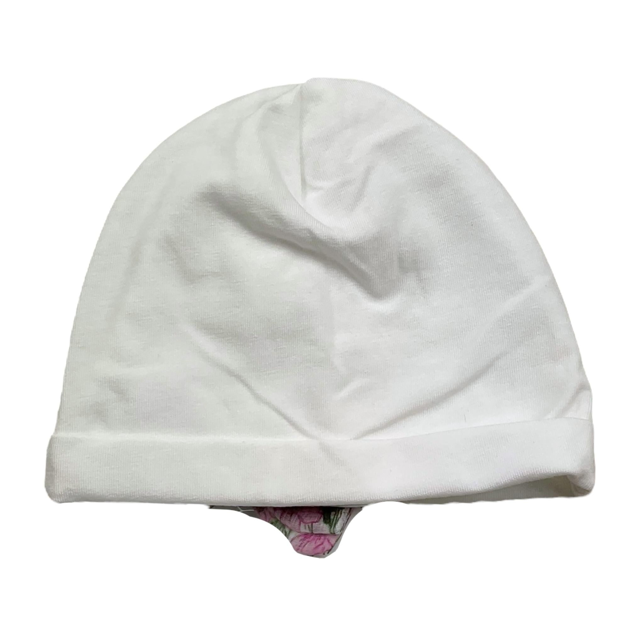 Lalalu' Cappello Tinta Unita con Applicazione Fiocco per Neonata E25CA67 BIANCO LALALU' 