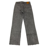 TO be too jeans tinta unita modello palazzo con strass Grigio per Bambina TFBF24P628 GRIGIO TO be too 