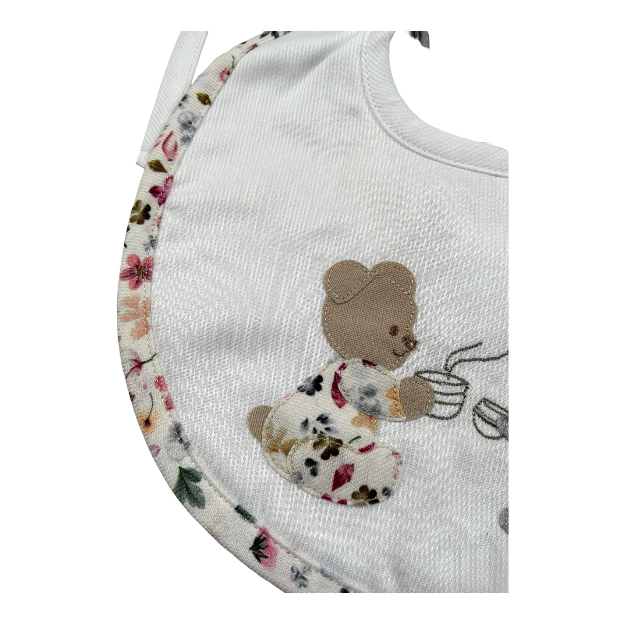 Il Gufo Bavetta Tinta Unita  per Neonata A21OB010B002 BIANCO IL GUFO 