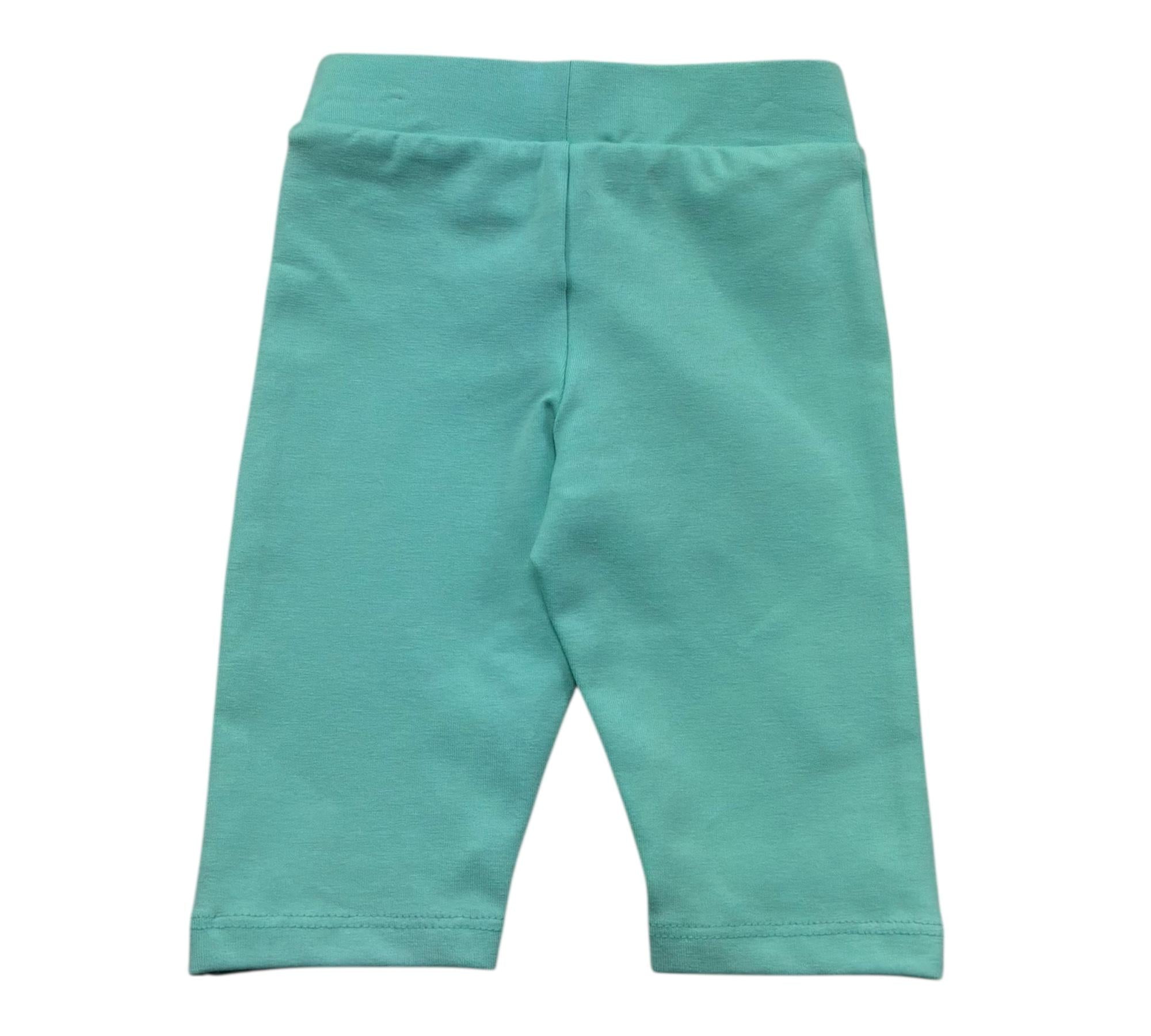 John Richmond Leggins Tinta Unita con Logo per Neonata RIP26086LE VERDE ACQUA JOHN RICHMOND 