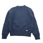 DANIELE ALESSANDRINI maglia girocollo tinta unita Blu per Bambino 1231W1408X BLU DANIELE ALESSANDRINI 