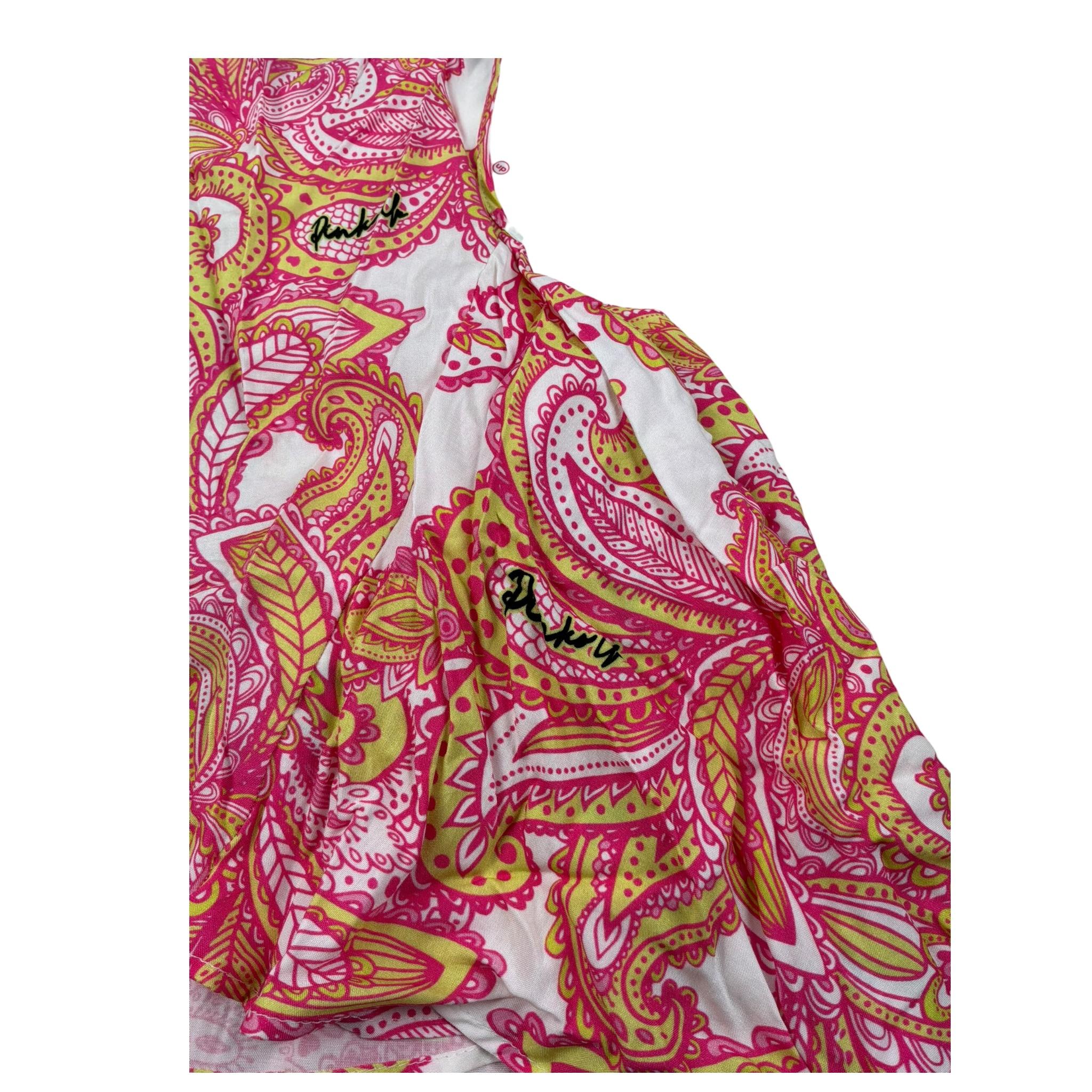 Pinko Camicia Giromanica Stampa Fantasia per Bambina 033700 BIANCO PINKO 