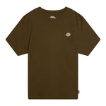 Dickies T-Shirt Girocollo Tinta Unita con Logo per Bambino DK0KSR64DK01 VERDE DICKIES 