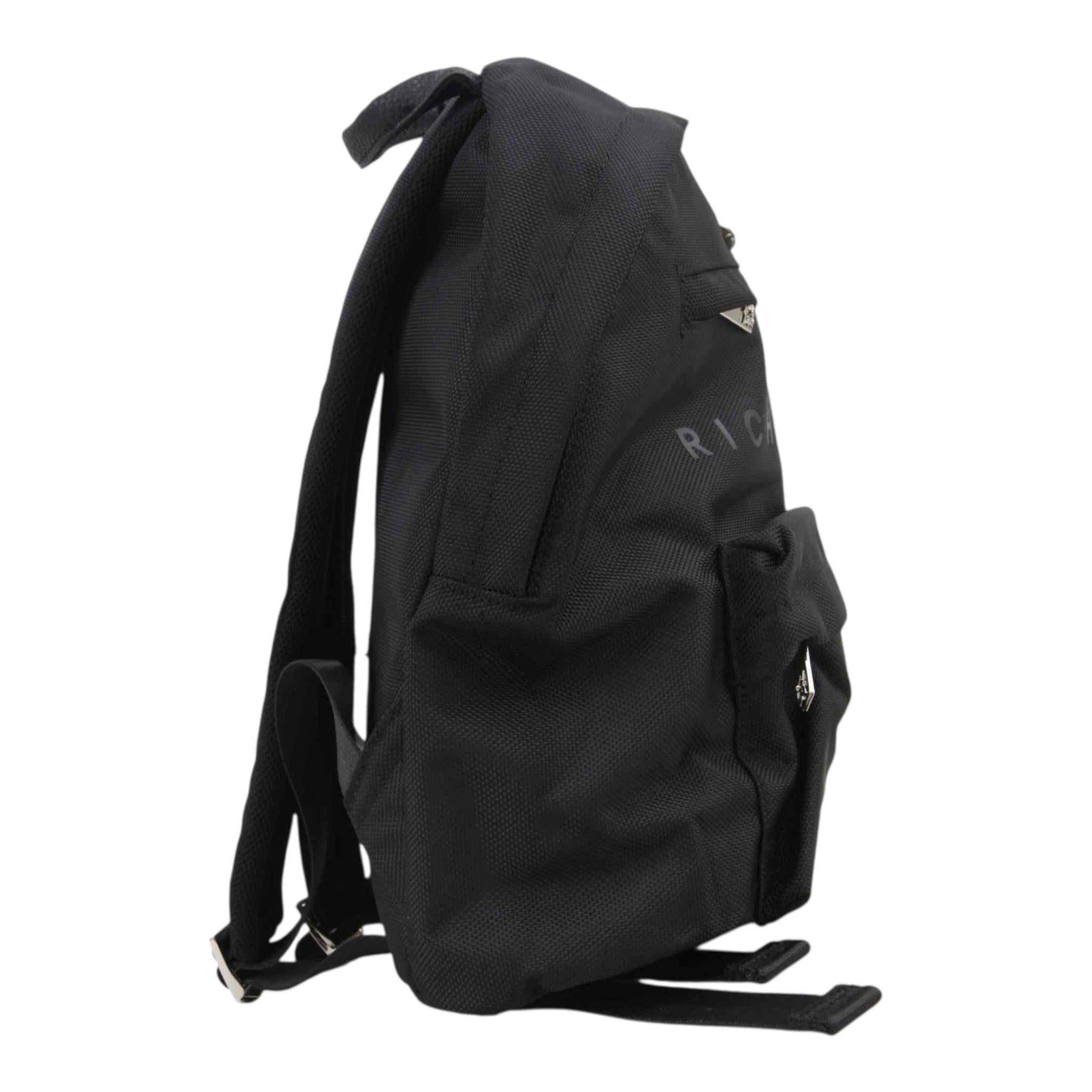 John Richmond Zaino Tinta Unita con Logo per Bambino RGP26032ZA NERO JOHN RICHMOND 