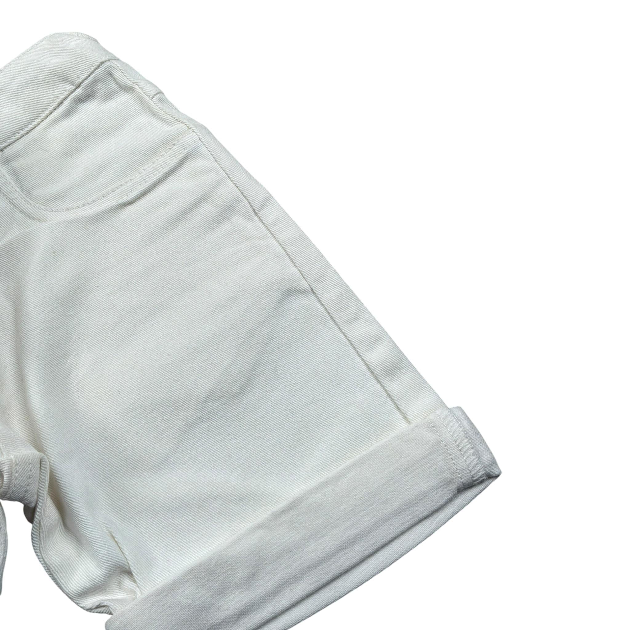 Paolo Pecora Bermuda tinta unita con Girovita Regolabile Bianco per Bambino PP2724 BIANCO PAOLO PECORA 