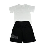 Refrigiwear Completo 2 Pezzi T-Shirt-Bermuda per Neonato R1101W25X BIANCO/NERO REFRIGIWEAR 