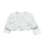 Babyvip Coprispalle Tinta Unita con Bottoni per Bambina T7852J BIANCO BABYVIP 