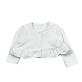 Babyvip Coprispalle Tinta Unita con Bottoni per Bambina T7852J BIANCO BABYVIP 