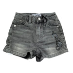 Iceberg Bermuda In Denim Tinta Unita con Logo per Neonato BMICE50108B NERO ICEBERG 