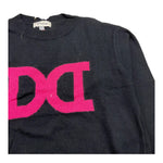 DIXIE maglia girocollo tnta unita con stampa logo Nero per Bambina NB31230G42 NERO DIXIE 