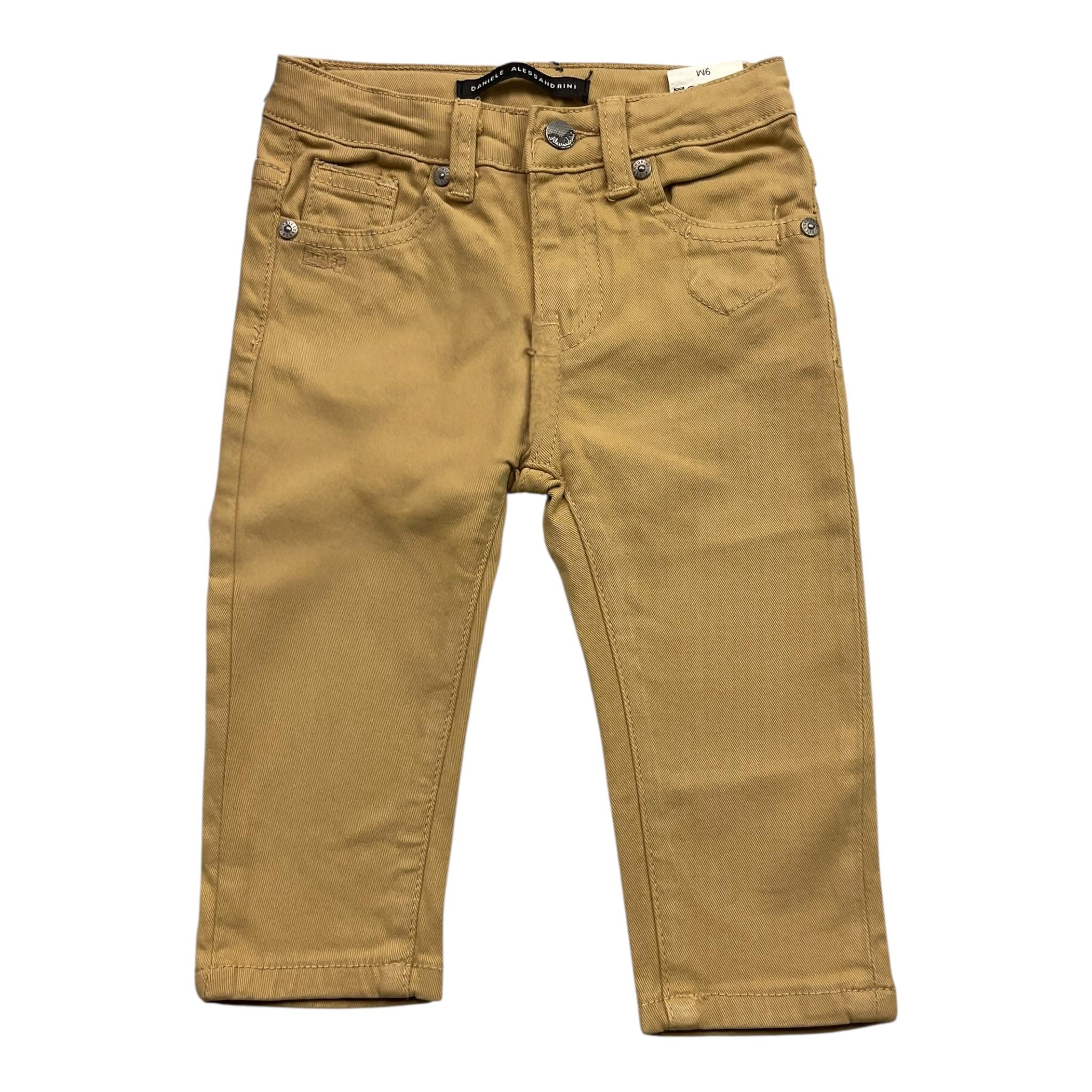 DANIELE ALESSANDRINI pantalone tinta unita con girovita regolabile Cammello per Neonato 1291P00012 CAMMELLO DANIELE ALESSANDRINI 