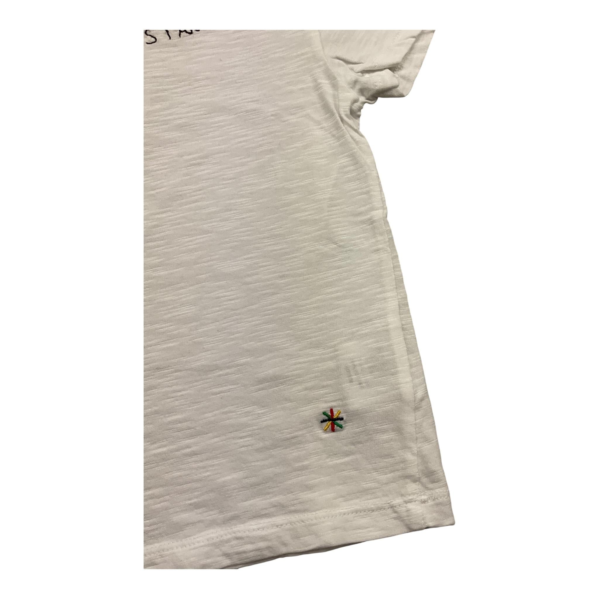 Manuel Ritz T-Shirt Girocollo Tinta Unita con Logo per Neonato MR0654 BIANCO MANUEL RITZ 