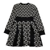 HATE LOVE abito tinta unita con fantasia cuori Nero per Bambina OJDR00343 NERO HATE LOVE 