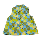 Mimisol Camicia Giromanica Tinta Unita con Stampa pera per Bambina MFCA088 AZZURRO MIMISOL 