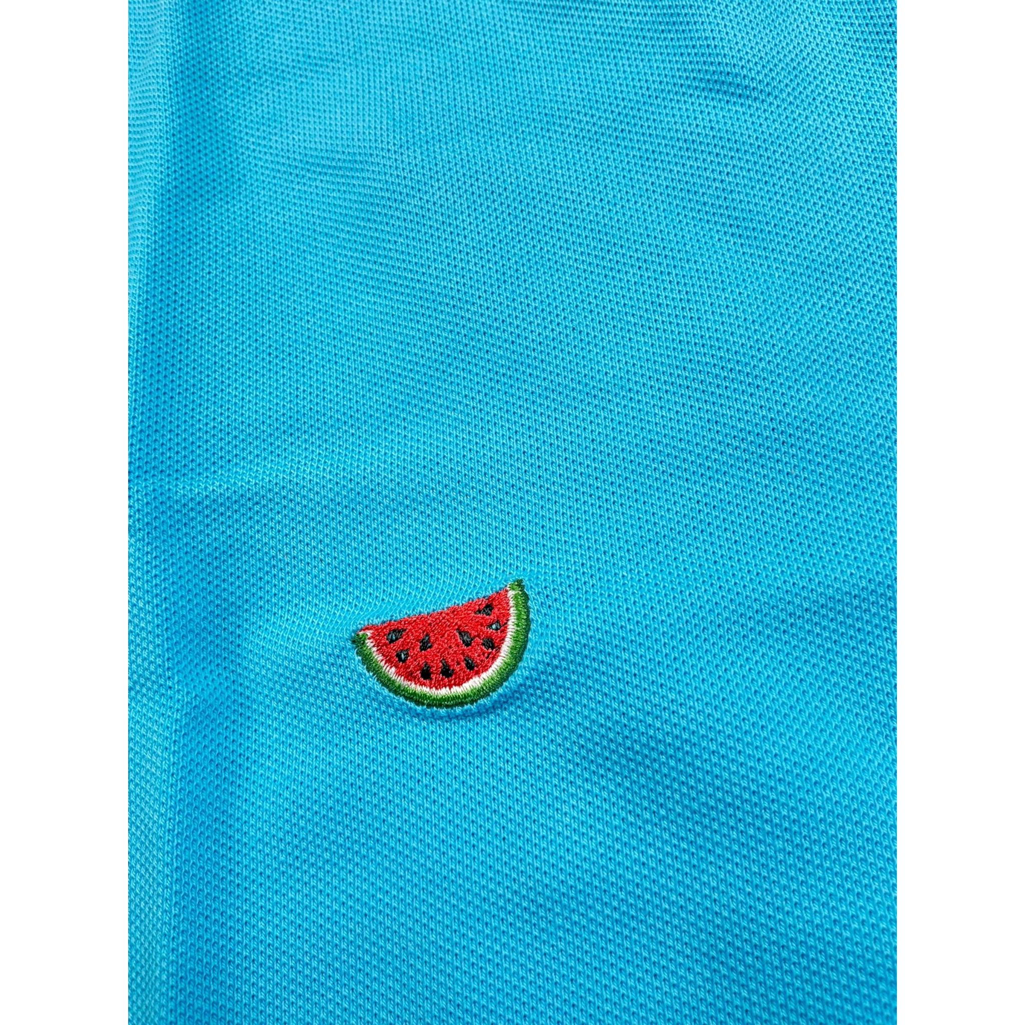 Sun68 Polo Mezza Manica Tinta Unita con Stampa per Bambino A35328X AZZURRO SUN68 