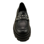 TWINSET mocassino tinta unita con borchie Nero per Bambina 242GCJ024 NERO TWINSET 