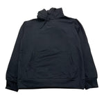 NEVER TOO felpa chiusa con cappuccio tinta unita con logo Nero per Bambino NT2081RX NERO NEVER TOO 