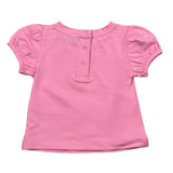 Moschino T-Shirt Girocollo Tinta Unita con Stampa per Neonata MLM02B ROSA MOSCHINO 