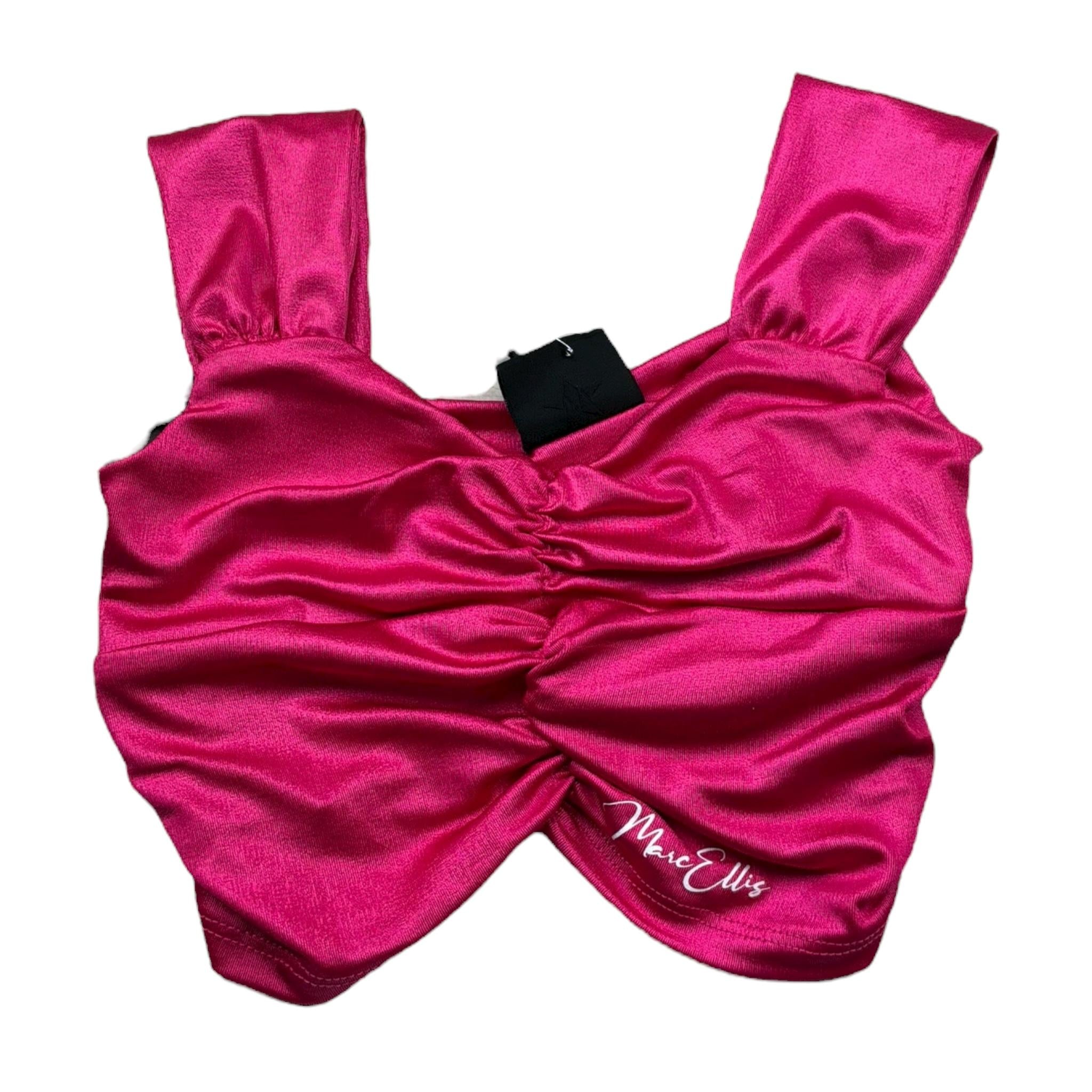 Marc Ellis Top Tinta Unita con Arricciatura per Bambina JMJTP01210 FUXIA MARC ELLIS 