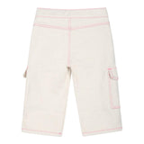 BillIEBLUSH pantalone tinta unita con girovita regolabile Beige per Bambina U20410J BEIGE BillIEBLUSH 