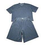 Il Gufo Completo 2 Pezzi T-Shirt-Bermuda Tinta Unita per Bambino P25DP537N0107 BLU IL GUFO 