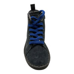 PANCHIC polacchine tinta unita con lacci in contrasto Grigio/blu per Bambino P01K007 GRIGIO/BLU PANCHIC 