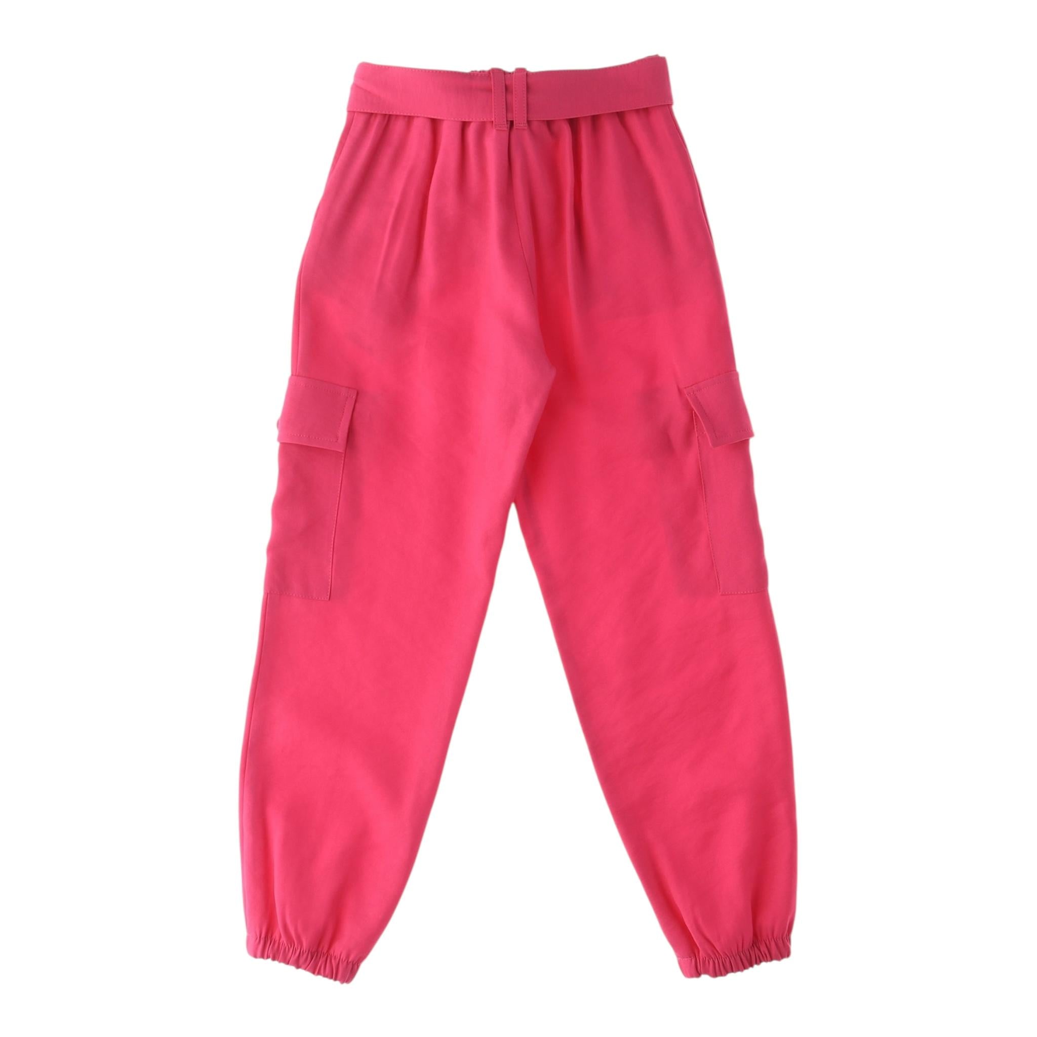 Liu Jo Pantalone Tinta Unita con Cintura  per Bambina GA4084 FUXIA LIU JO 