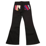 EMILIO PUCCI jeans tinta unita modello zampa Nero per Bambina PT6B10 NERO EMILIO PUCCI 