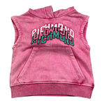 John Richmond Felpa Giromanica con Cappuccio E Stampa per Bambina RGP26156FE ROSA JOHN RICHMOND 