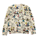 SAINT BARTH maglia girocollo tinta unita con stampa Beige per Bambino PEANUTSSNO BEIGE SAINT BARTH 