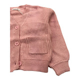 M+E' cardigan scollo a tinta unita Rosa per Neonata UE1420X ROSA M+E' 