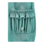 Monnalisa Pantalone Tinta Unita con Elastico In Vita per Neonata 37E402 VERDE MONNALISA 