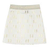 Karl Lagerfeld Gonna tinta unita con Elastico In Vita Beige per Bambina Z30584X BEIGE KARL LAGERFELD 
