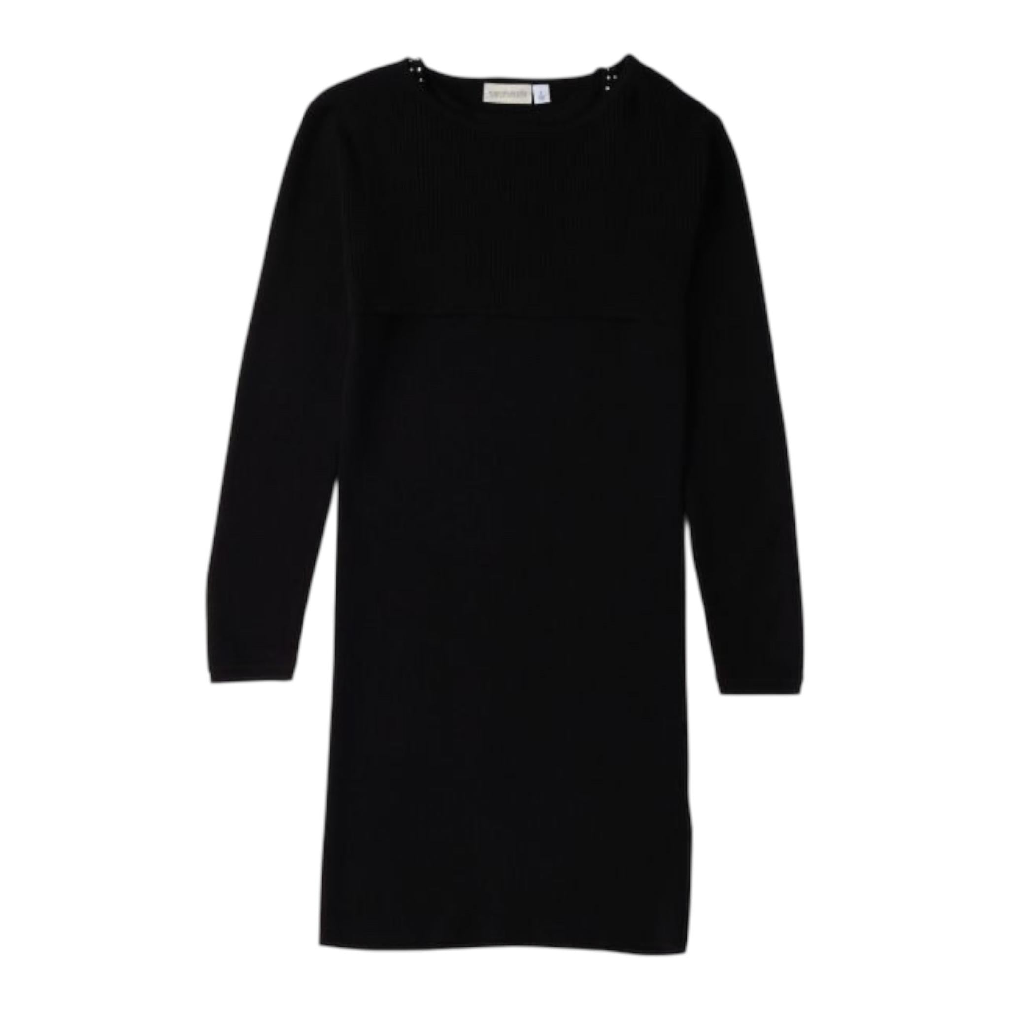 Sarabanda Set Abito-Coprispalle Tinta Unita per Bambina 0B573 NERO SARABANDA 